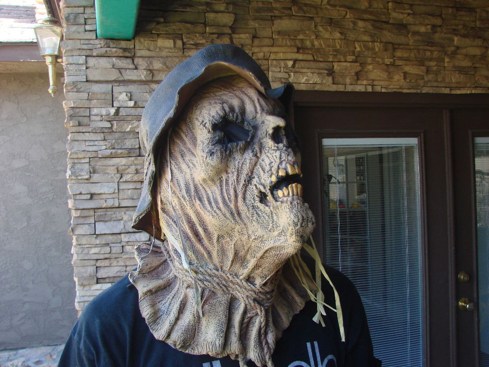 Scarecrow Zombie Mask 13 Large mask latex mask Halloween costume 