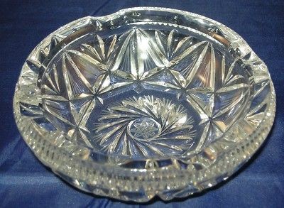 crystal ashtray star