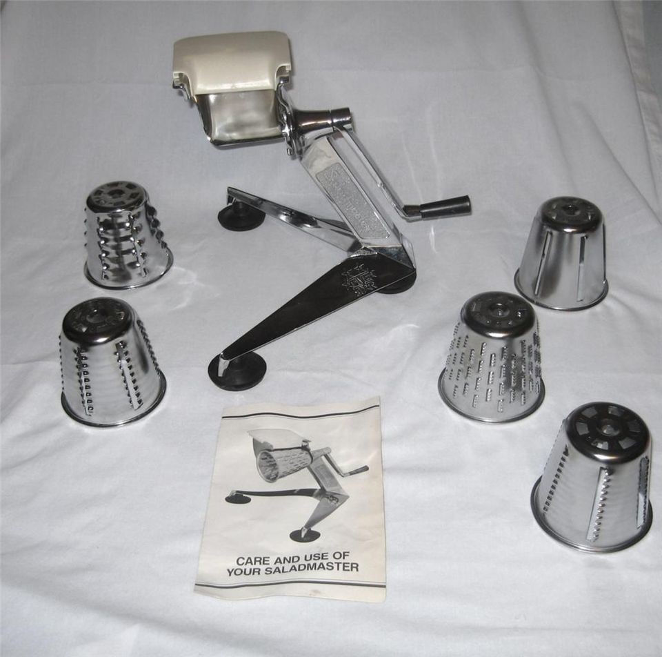   Five Star Food Processor Cutter Shredder Chopper Slicer 5 Cones Set