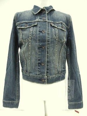 Levis Womens Cropped Denim Jacket Size XS New