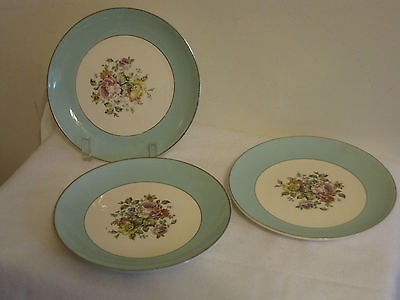 Cunningham Pickett H Laughlin Danube Dessert Pie Plates 7.25 Pretty 