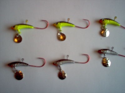   .LURE,BAIT​,SPINNER JIG,BULK LURES,#1 Walleye & BASS,JIGGERS,I​CE