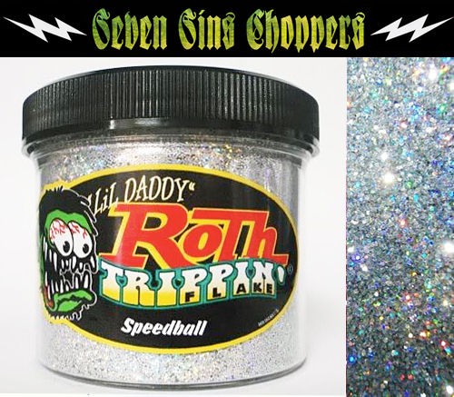 Roth Flake Trippin RATTSBERRY Chopper Hotrod Metalflake Sparkle Paint 