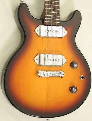   Sunburst Double Cutaway Electric Guitar with Set Neck by Davison