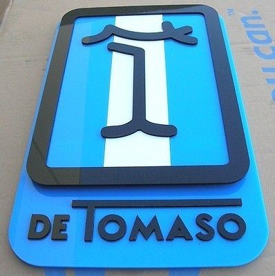 DeTomaso Pantera show 3D sign Mangusta car racing MAN CAVE 351 C 302 