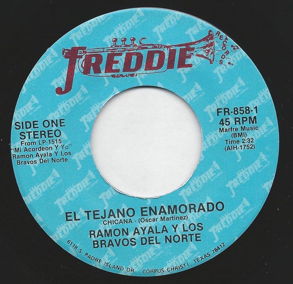 VG++ RAMON AYALA Y LOS BRAVOS DEL NORTE AMIGO PON ESE DISCO/EL TEJANO 