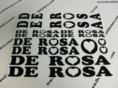 13 Set DE ROSA Bikes Decals Stickers Bicycles 17T