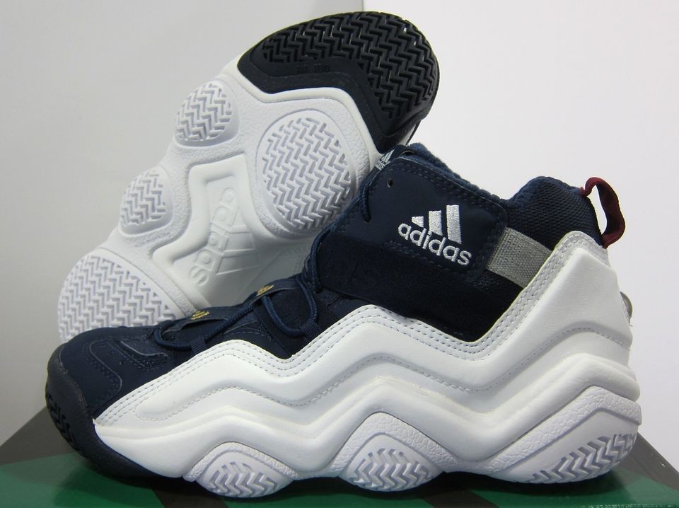 NEW MENS ADIDAS TOP TEN 2000 KOBE BRYANT [079100] Dark Indigo White 