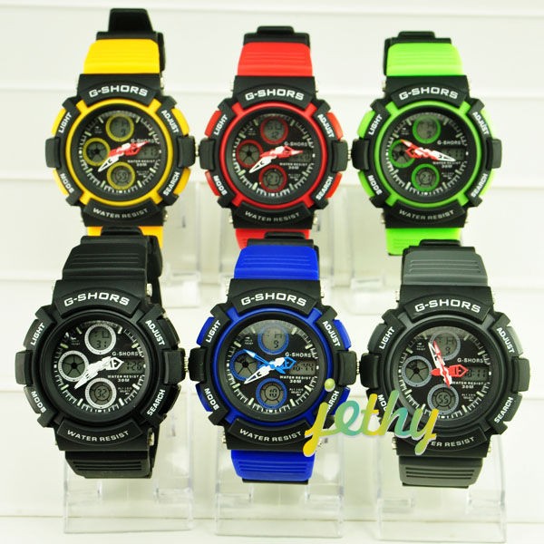 Waterproof Sports Watches G Shors Shock Resistant Digital LED Wrist 