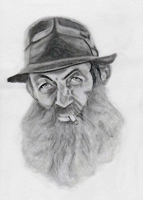 Popcorn Sutton   Portrait Print   5x7 framed.