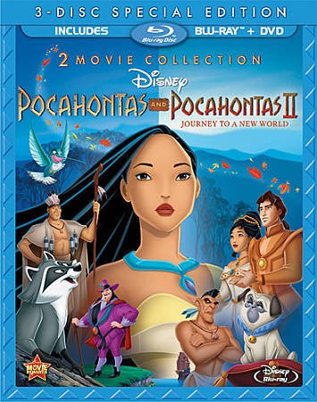 DISNEYS 2 MOVIE COLLECTION POCAHONTAS & POCAHONTAS II. (BLU RAY SP 