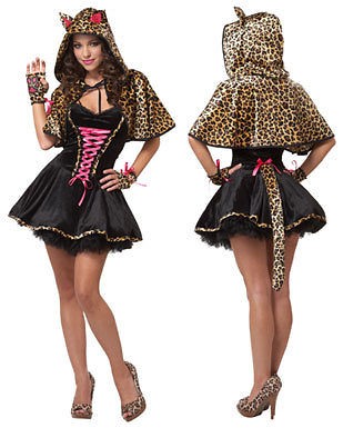 Teen Cats Meow Cheetah Kitty Halloween Costume