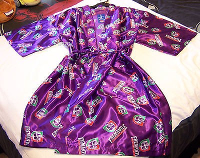 Fremantle Dockers AFL Mens Satin Dressing Gown Robe New