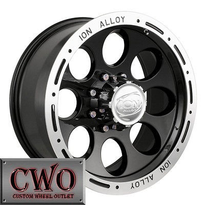 15 Black ION 174 Wheels Rims 5x139.7 5 Lug Dodge Ram Dakota Durango