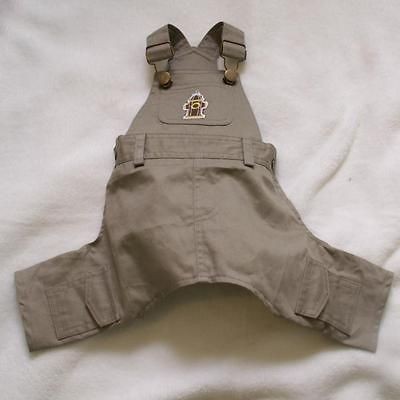 New Dog Clothes Pet Jeans PANTS KHAKI MED OVERALLS TAN