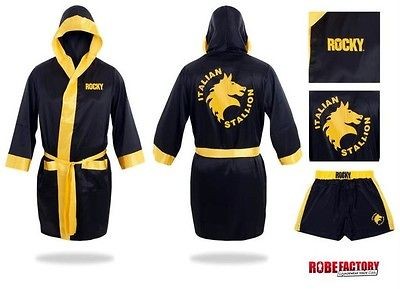 ROCKY BALBOA Sylvester Stallone Men BOXING SLEEPWEAR BATH ROBE and 