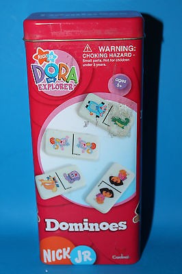 Dora the Explorer Dominoes Set   (Tin Box Edition) with Nick Jr.  Fun 