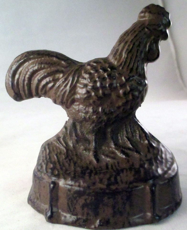 Vintage Cast Iron Chicken Door Stop