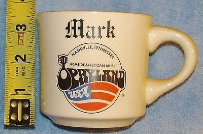 VINTAGE 1982 OPRYLAND CERAMIC COFFEE CUP/MUG RARE