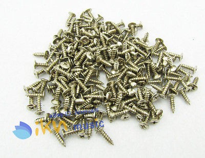 50pcs Chrome Nickel Color Pickguard Screws for ST Start Style Guitar