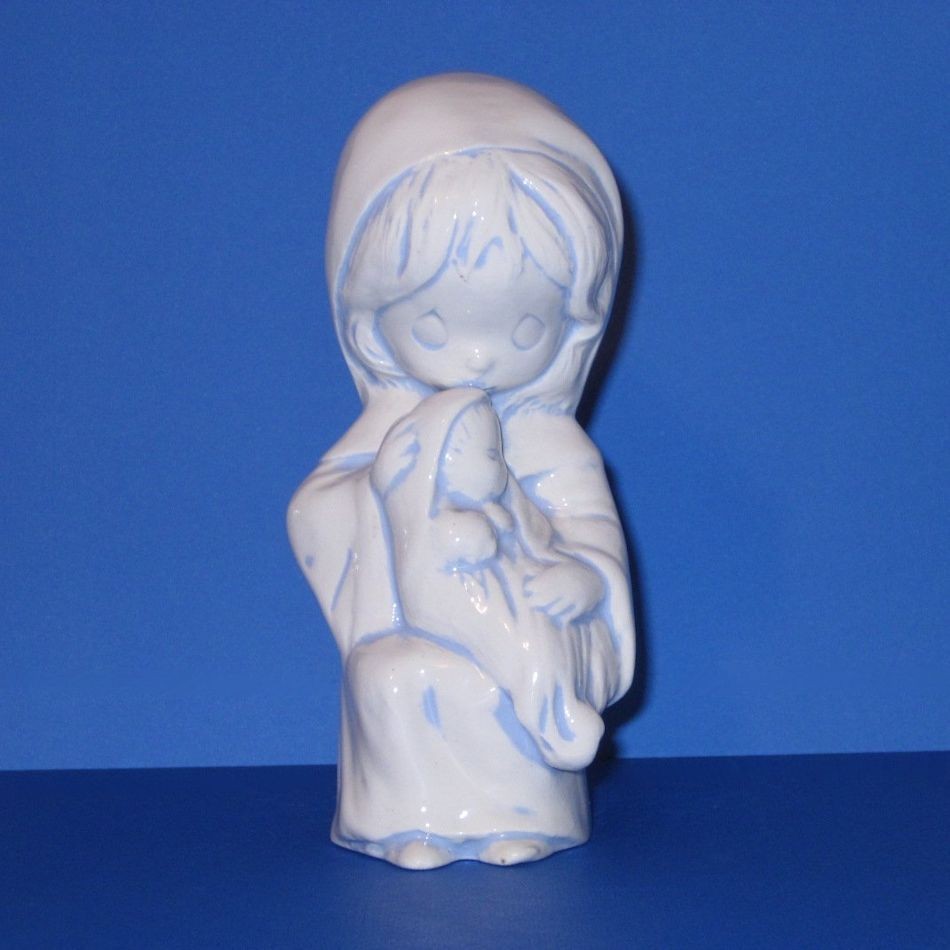   Mary Jesus Figurine Mother Baby Child Duncan Enterprise 1983 Christmas