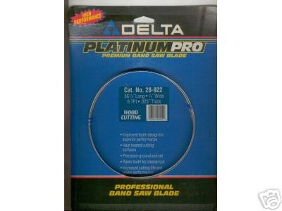 Delta Bandsaw Blades  56 1/8 inch x 1/4 inch 6tpi