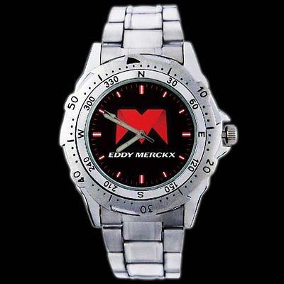 Eddy Merckx Bike Cycling New Metal Wrist Watch