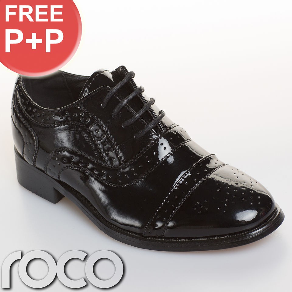 Traditional Boys Prince Edward Style Formal Brogue Wedding Shoes