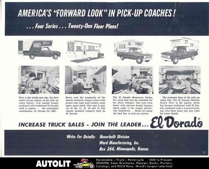 1967 Chevrolet El Dorado Phoenix RV Motorhome Truck Ad