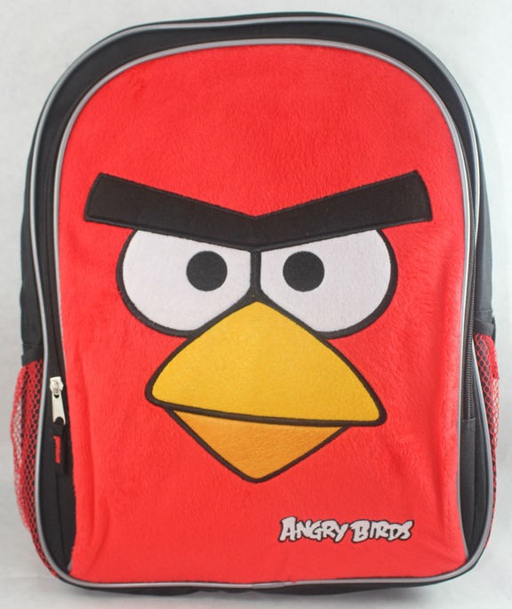 Newly listed NEW LICENSED PLUSH FACE ANGRY BIRDS BLACK RED 16 LARGE 