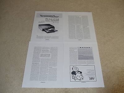 ELP LT 1XA Laser Turntable Review, 2005, 4 pgs,FullTest