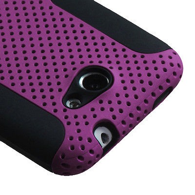 HTC One X XL Elite AT&T   HARD & SOFT DUAL LAYER HYBRID CASE COVER 