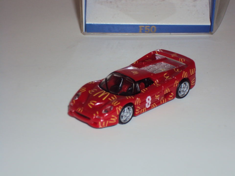 VERY RARE NEW 187 HO SCALE EURO MODELL MCDONALDS LOGOS FERRARI F50 