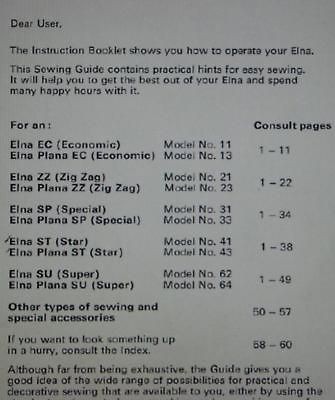 elna sewing machine manual