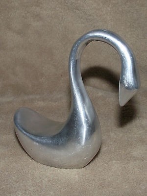 Hoselton Canada numbered signed marked large Aluminum swan goose 