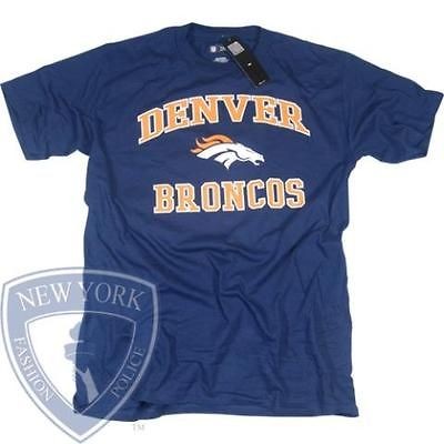 DENVER BRONCOS T SHIRT PEYTON MANNING NFL FOOTBALL LOGO TEE M