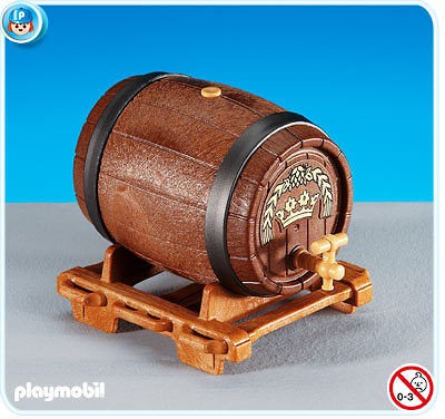 PLAYMOBIL #6218 Large Barrel Add on NEW