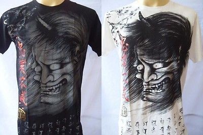 Emperor Eternity Japanese Demon Mask Tattoo M L XL