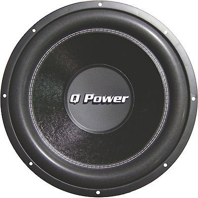 NEW Q POWER QPF10 10 1200W CAR AUDIO DELUXE SERIES SUBWOOFER SUB 1200 