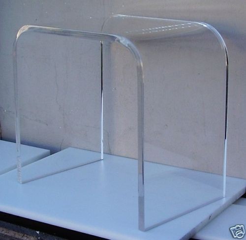 Clear Acrylic Lucite Plexiglass END TABLE lucite