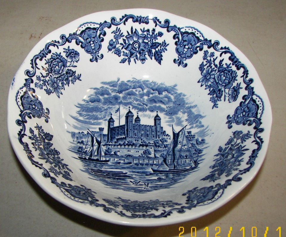 Enoch Wedgewood Tunstall Royal Homes Of Britain Cereal Bowl 7