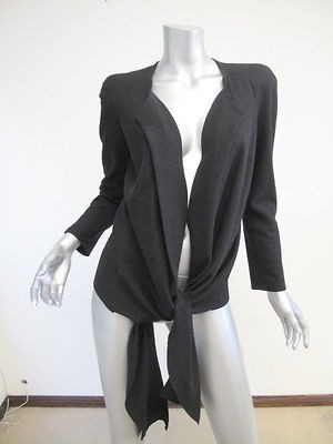 Etoile Isabel Marant Black Modern Open Tie Hem Jacket 2