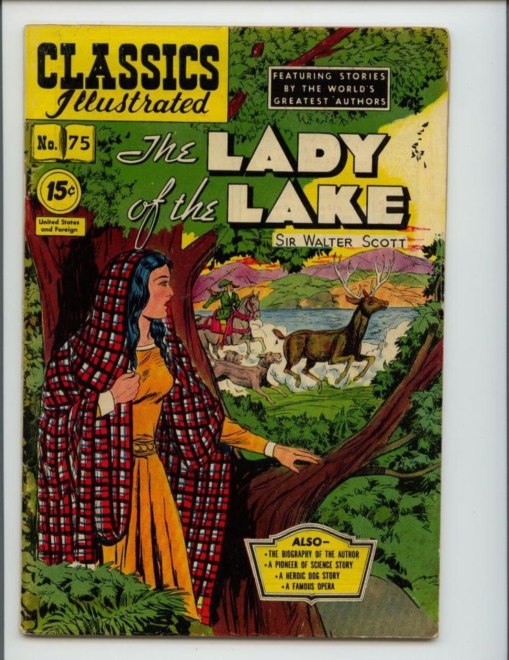   #75 LADY OF THE LAKE (HRN 85) F/VF SIR WALTER SCOTT, KIEFER