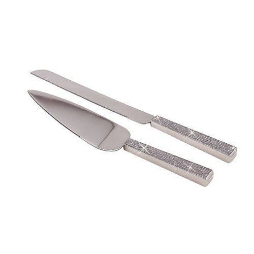 Diamond Wedding Cake Serving Set Cake Knife and Server