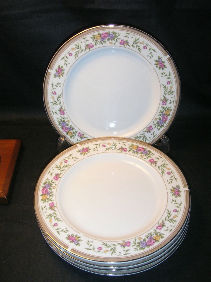 31 Farberware China With 22K Gold Trim Bellini Plates, Bowls, Creamer 