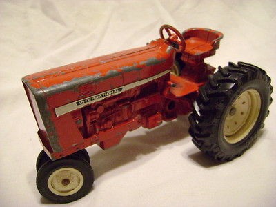 Die Cast International Toy Tractor Red Works Great Original Home 