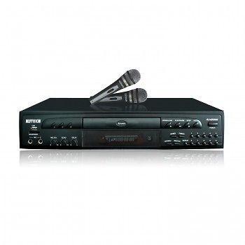 NEW RJTECH KARAOKE 2 MICS DVD PLAYER/USB SD CARD READER/ CD+G 