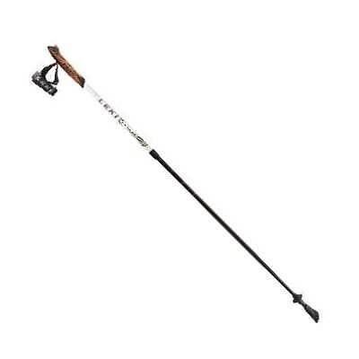 Leki Pair Nordic Walking Pole Supreme Hiking Cork Handles Quick Relese 