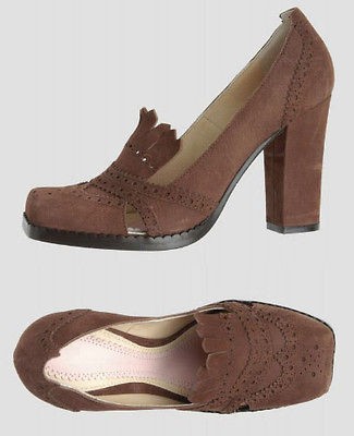 SENSATIONAL SUEDE RUNWAY JOHN GALLIANO SHOES sz 37 / 7