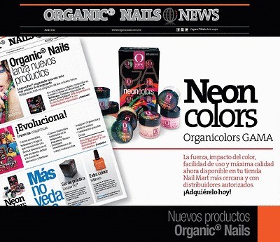 GAMMA NEON COLLECTION ORGANIC NAILS 8 COLORS